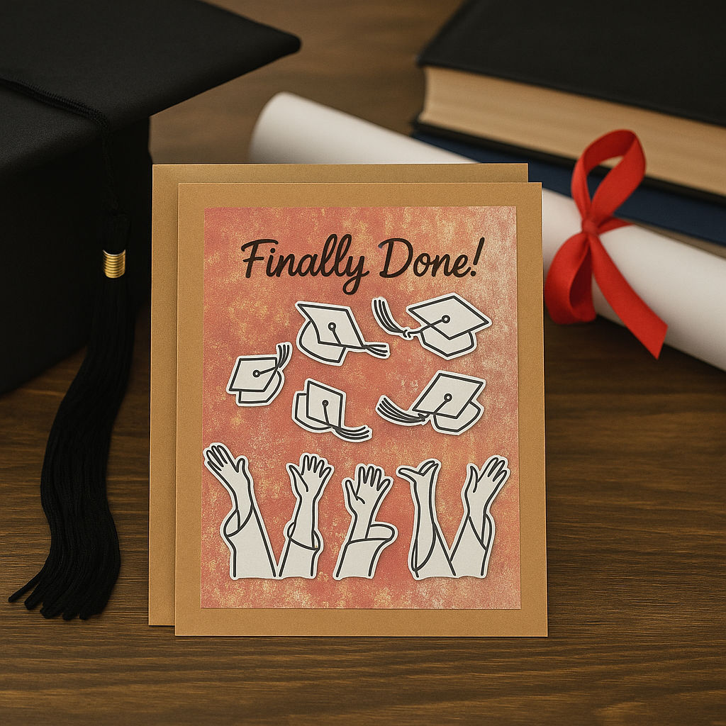 Finally Done! Graduation Card