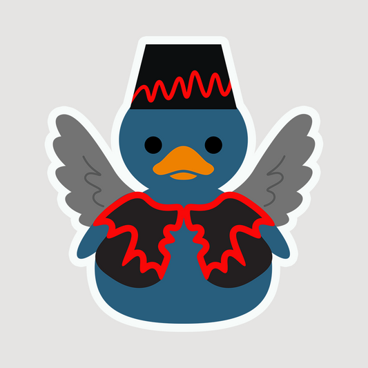 Flying Monkey Duckie Sticker