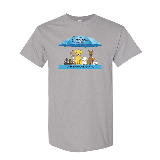 Canine Collective - Gray Short Sleeve Logo T Shirt