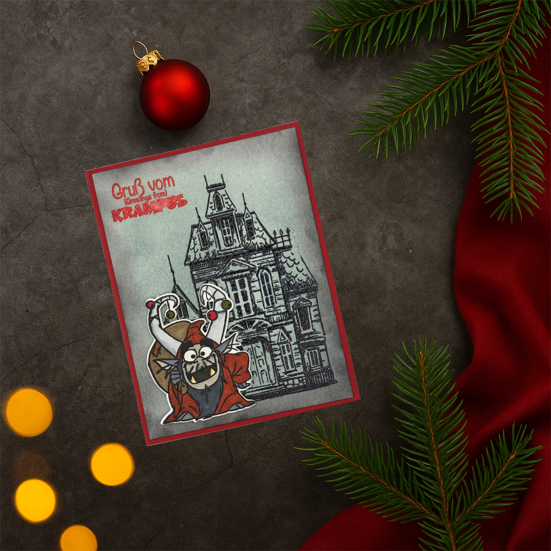 Krampus Holiday Card