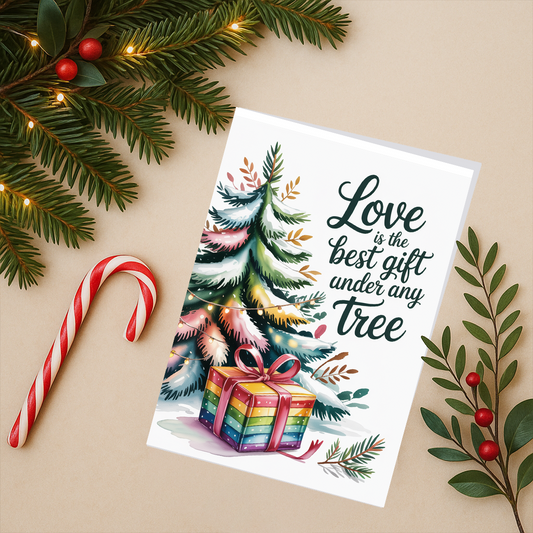 Love Is the Best Gift – LGBTQ+ Inclusive Christmas Card