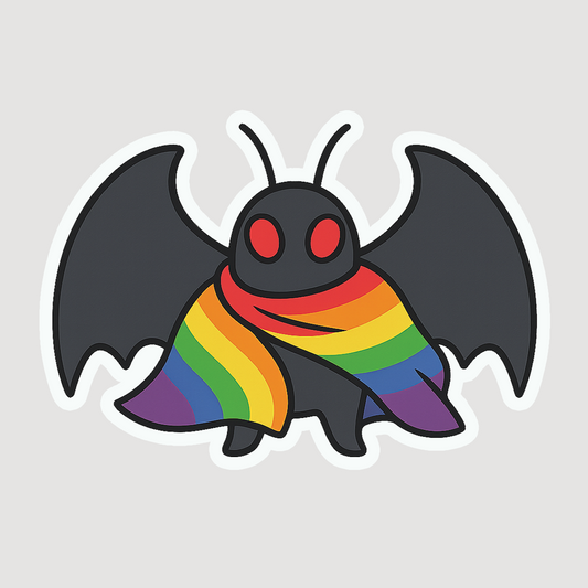 Pride Mothman Sticker