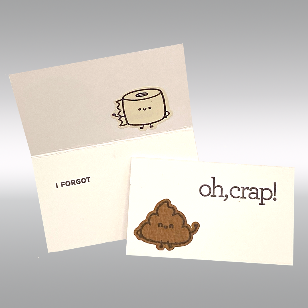 Oh Crap Mini Card (Set of 2)