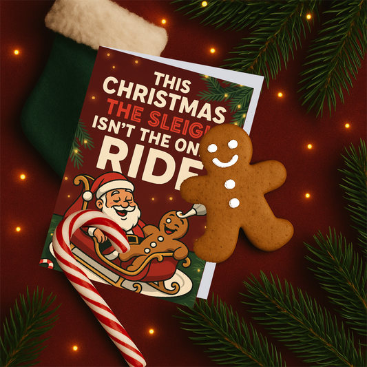 This Christmas the Sleigh Greeting Card