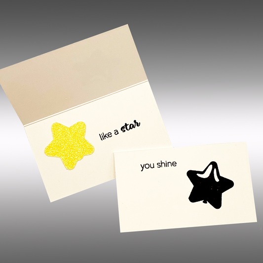 You Shine Mini Card (Set of 2)