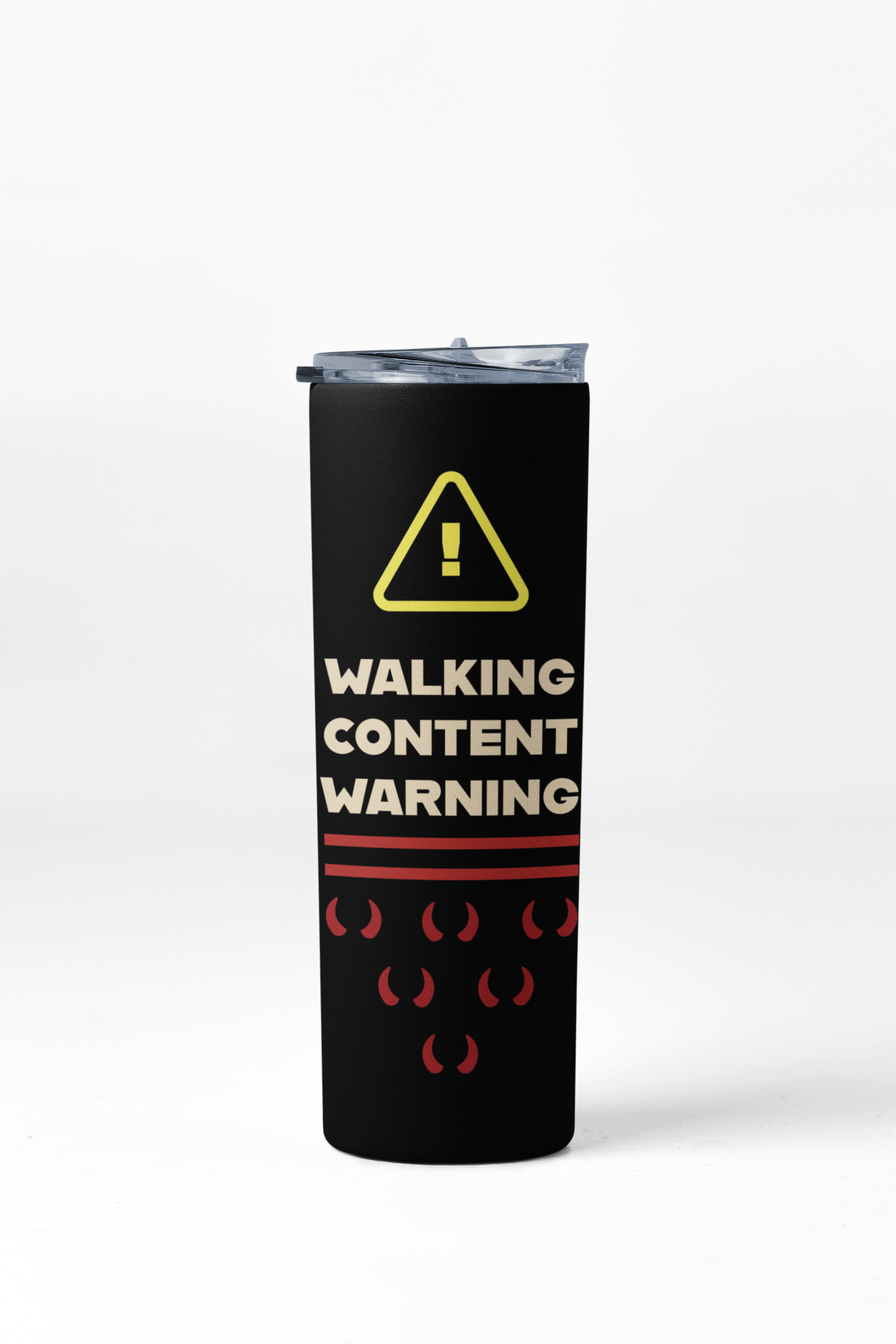 Walking Content Warning Tumbler