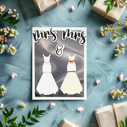 Mrs. & Mrs. Wedding Card